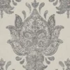 black-grey traditional printed fabric from Art of the Loom