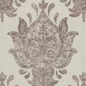 red traditional printed fabric from Art of the Loom