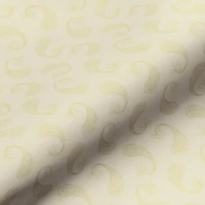 neutral botanical cotton fabric from Art of the Loom
