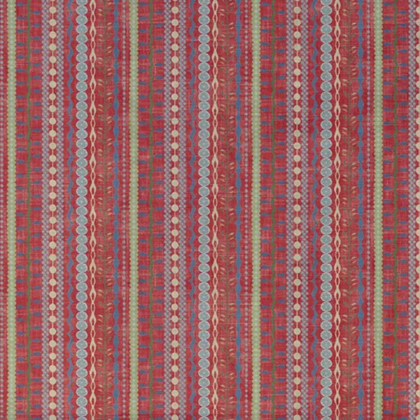 Rhone Fabric - 1 by red striped cotton fabric from Art of the Loom