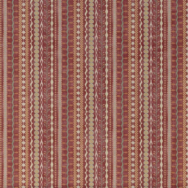 Rhone Fabric - 2 by red striped cotton fabric from Art of the Loom