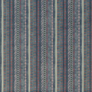 blue striped cotton fabric from Art of the Loom