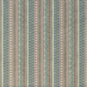 blue striped cotton fabric from Art of the Loom