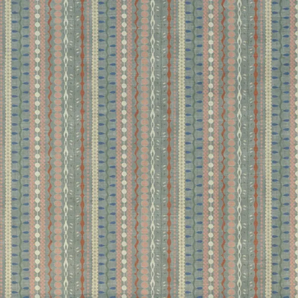 Rhone Fabric - 9 by blue striped cotton fabric from Art of the Loom