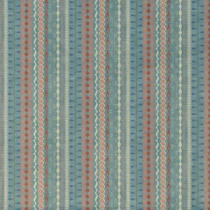 blue striped cotton fabric from Art of the Loom