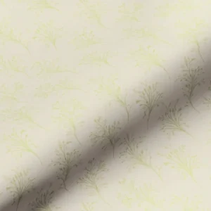 green botanical cotton fabric from Art of the Loom