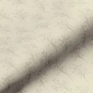 neutral botanical cotton fabric from Art of the Loom