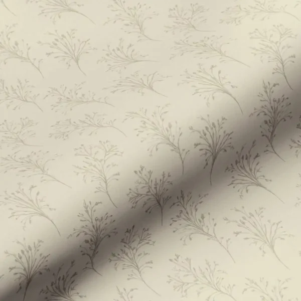 Sarah Fabric - Rhino by neutral botanical cotton fabric from Art of the Loom