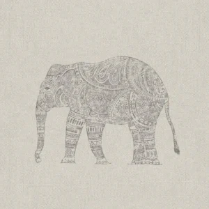 black-grey animal printed fabric from Art of the Loom