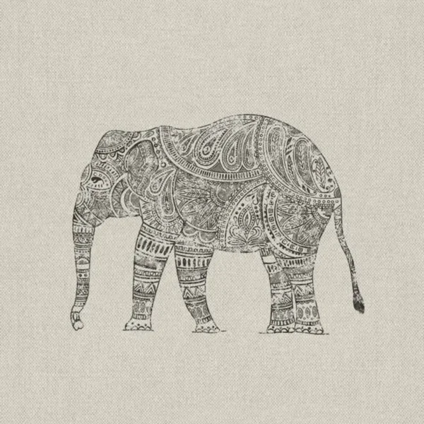 black-grey animal printed fabric from Art of the Loom