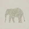 green animal printed fabric from Art of the Loom