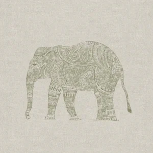 green animal printed fabric from Art of the Loom