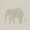brown animal printed fabric from Art of the Loom