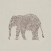 red animal printed fabric from Art of the Loom