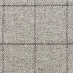 black-grey checked woolen fabric from Art of the Loom