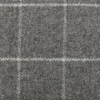 black-grey checked woolen fabric from Art of the Loom
