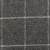 black-grey checked woolen fabric from Art of the Loom