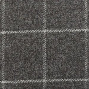 black-grey checked woolen fabric from Art of the Loom