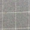 black-grey checked woolen fabric from Art of the Loom
