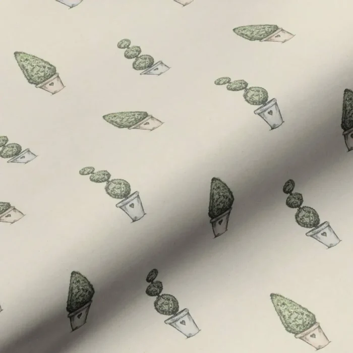 Topiary Fabric - Natural swatch
