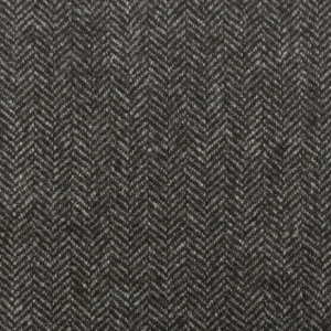 black-grey plain woolen fabric from Art of the Loom