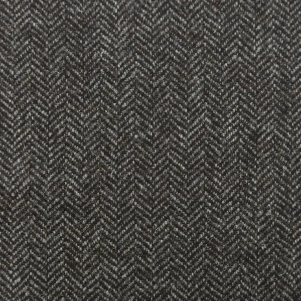 Tristan Fabric - Soot by black-grey plain woolen fabric from Art of the Loom