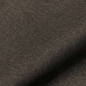 black-grey plain linen fabric from Art of the Loom