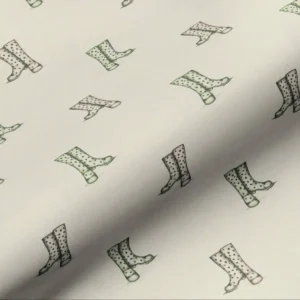 designer wellington boot fabric