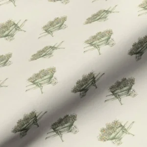 multicolour botanical cotton fabric from Art of the Loom