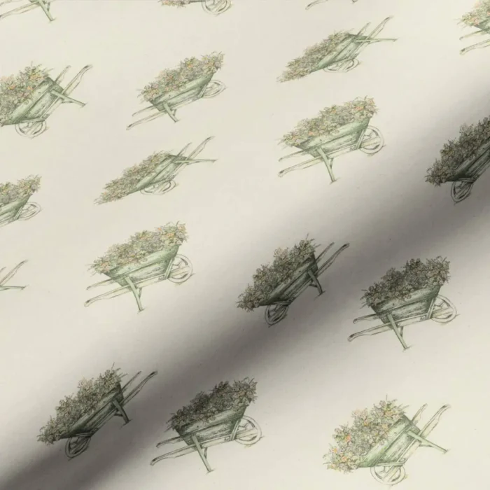 Wheelbarrow Fabric - Natural swatch