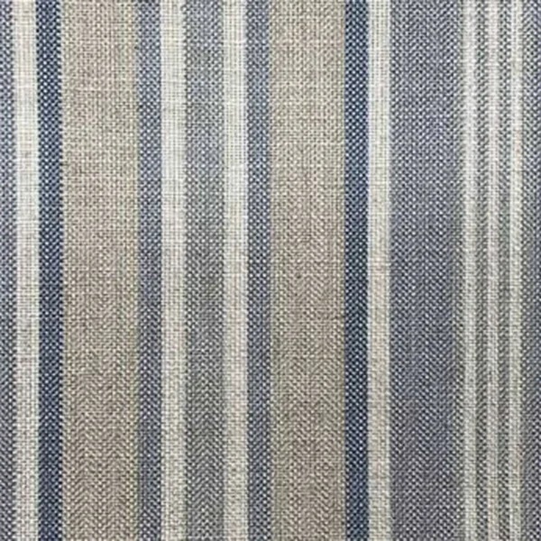 Whitendale Fabric - Denim by blue striped woven fabric from Art of the Loom