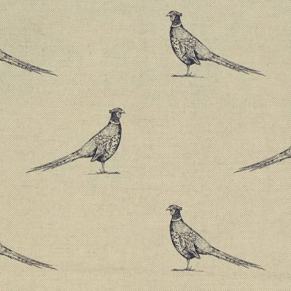 blue animal woven fabric from Art of the Loom