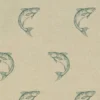 blue animal woven fabric from Art of the Loom