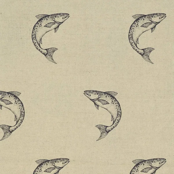 Fraser Fabric - Dusk by blue animal woven fabric from Art of the Loom