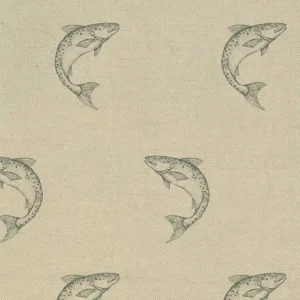 black-grey animal woven fabric from Art of the Loom