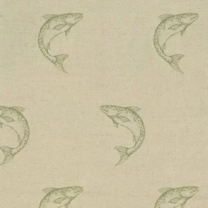 green animal woven fabric from Art of the Loom