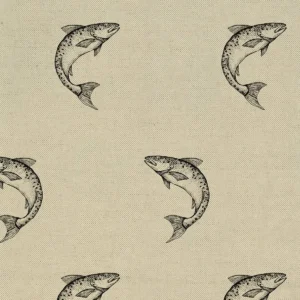 black-grey animal woven fabric from Art of the Loom