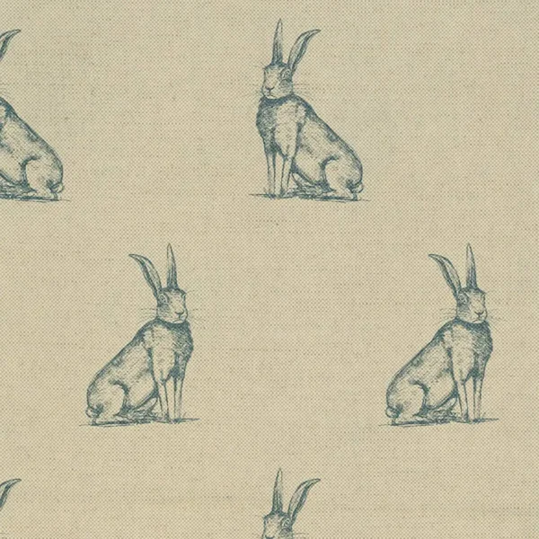 blue animal woven fabric from Art of the Loom