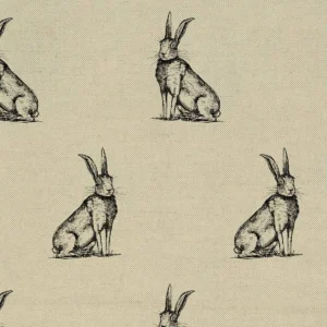 black-grey animal woven fabric from Art of the Loom