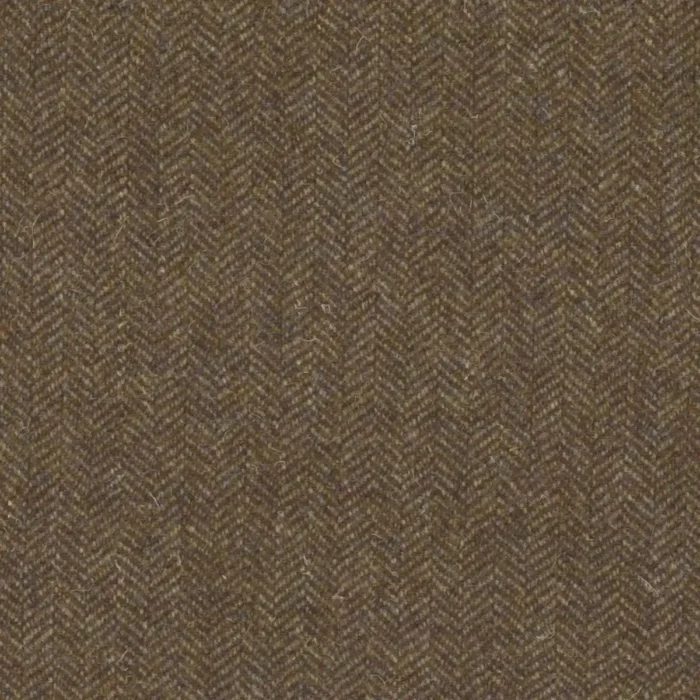 Alice Herringbone Fabric - Acorn swatch