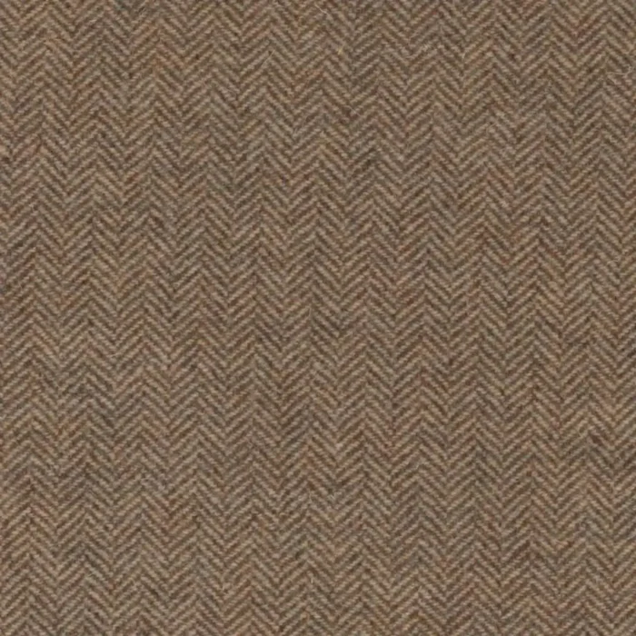 Alice Herringbone Fabric - Chestnut swatch