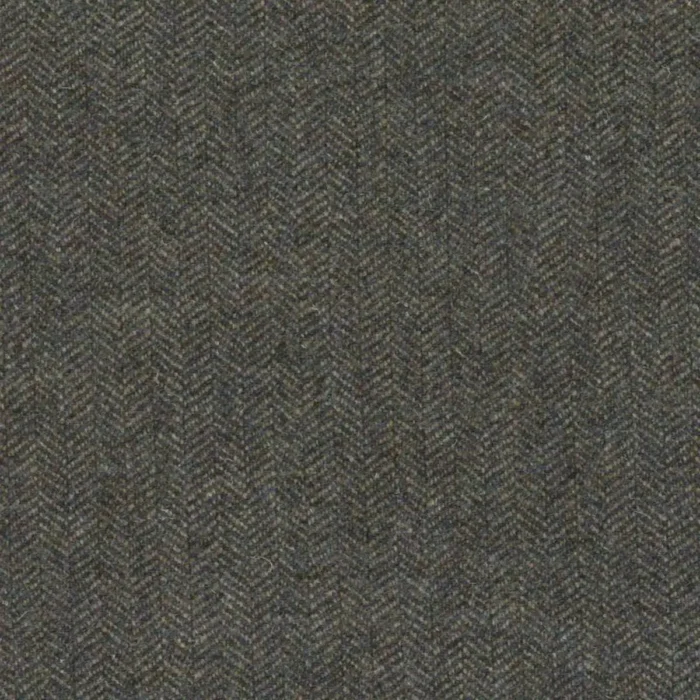 Alice Herringbone Fabric - Earth Brown swatch