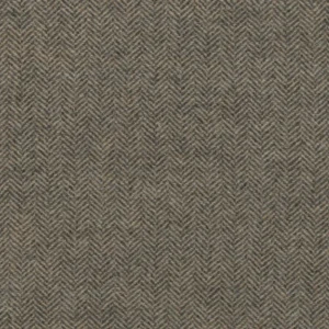 black-grey plain woolen fabric from Art of the Loom
