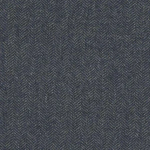 blue plain woolen fabric from Art of the Loom