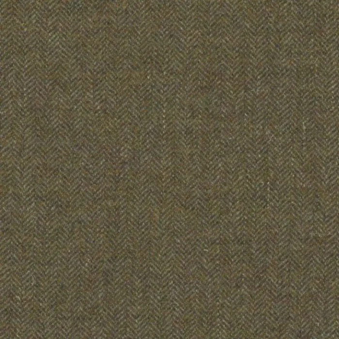 Alice Herringbone Fabric - Pine swatch