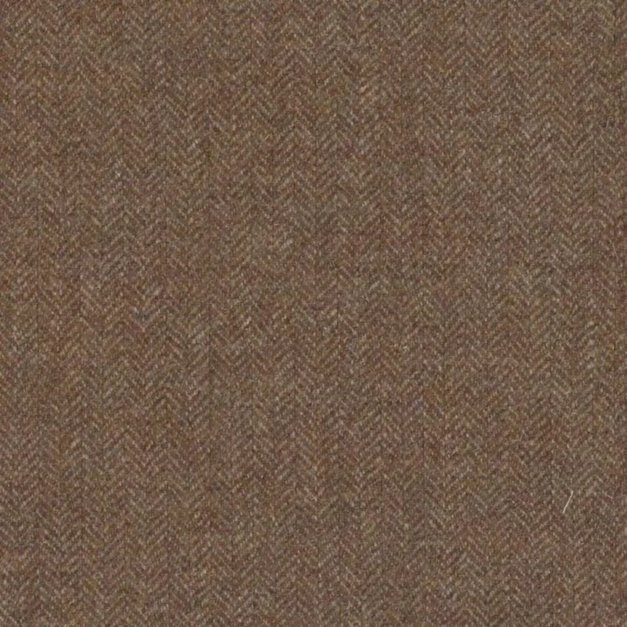 Alice Herringbone Fabric - Redwood swatch