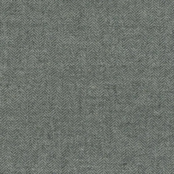 Alice Herringbone Fabric - Steel Grey by black-grey plain woolen fabric from Art of the Loom