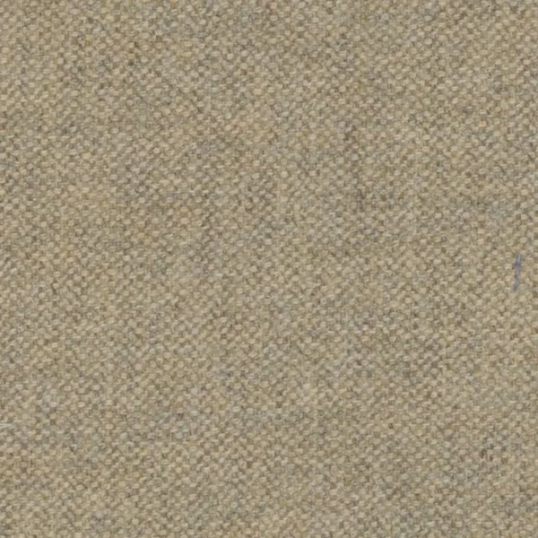 Alice Herringbone Fabric - Biscuit by neutral plain woolen fabric from Art of the Loom
