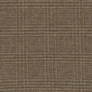 orange checked woolen fabric from Art of the Loom