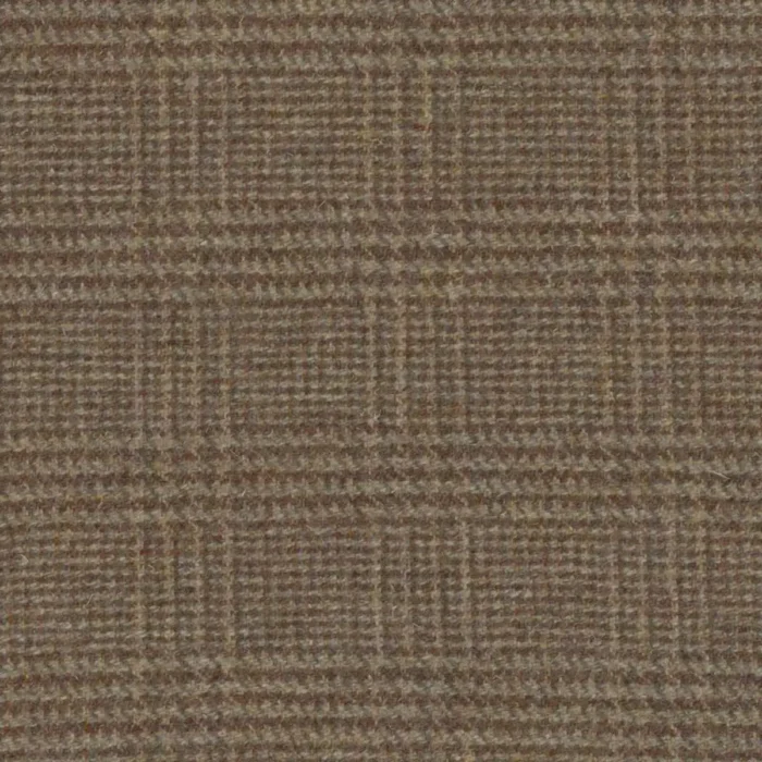 Demdike Check Fabric - Burnt Sienna swatch